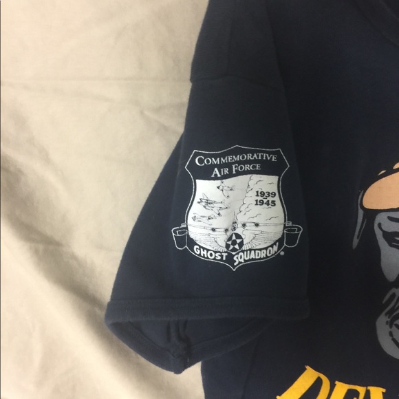 Rare Usmc Caf Ghost Squadron Midland Tx b-25 Top - Picture 3 of 8